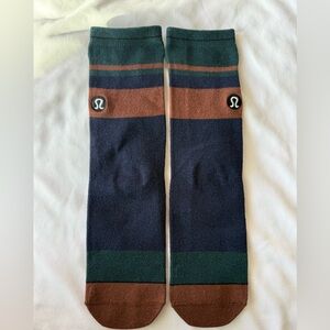 Lululemon Men’s Striped Socks NWOT Size Medium/Large